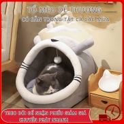 Ổ Đệm Cho Mèo,Thích hợp cho mọi mùa ổ ngủ thú cưng Giá rẻ và có thể giặt