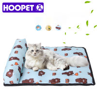 HOO Summer New Unilateral Pillow Mat Dog Mat Ice Silk Teddy Cat Cooling Pad Anti-heat Stroke Pad Supplies