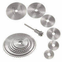 7Pcs Mini Circular Saw Blade Set HSS Cutting Disc Rotary Tool Accessories for Dremel Compatible Wood Plastic Aluminum Abrasive