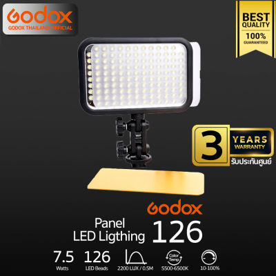 Godox LED 126 7.5W 5500K-6500K - รับประกันศูนย์ Godox Thailand 3ปี