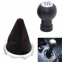 5speed Manual Car Gear Knob Shift Shifter Knob Gear Shifter Collars Chrome Black Cap For Suzuki Swift 05-10 SX4 07-13 ALTO 10-15