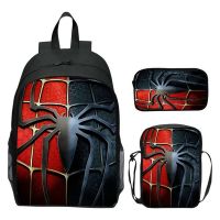 Disney Brand School Bag Set 3pcs Kids Backpack Spiderman Mochila Escolar Infantil Children Pencil Shoulder Book Bags Boys Girls