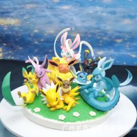 13Cm Pokemon Lets Go! Anime Action Figure Model Toys  Eevee Family 9 Kinds Evolution Form Childrens Collectible Gifts