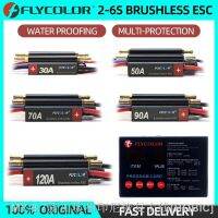 【hot】ↂ☸✳ FLYCOLOR Brushless Boat 30A 50A 70A 90A 120A Speed Controller 2-6S Programming Card Motor