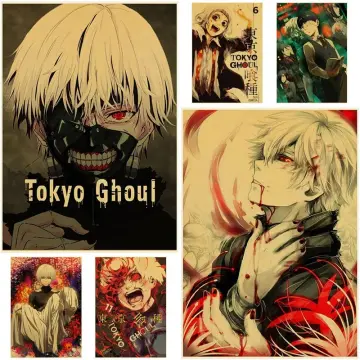 Tokyo Ghoul Kaneki Ken Japanese Anime HD Wall Art Decoration Scroll Poster