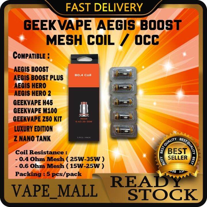 HOT Aegis hero 5pcs Geek vape Aegis Boost occ / Aegis Boost Plus ...