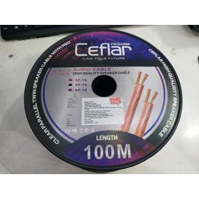 CEFLAR HIGH QUALIGTY SPEAKER CABLE SF-16 LENGTH 100M