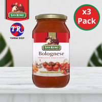 San remo Pasta Sauce Bolognese ซอสพาสต้า โบโลเนส 500g แพ็ก 3 ขวด