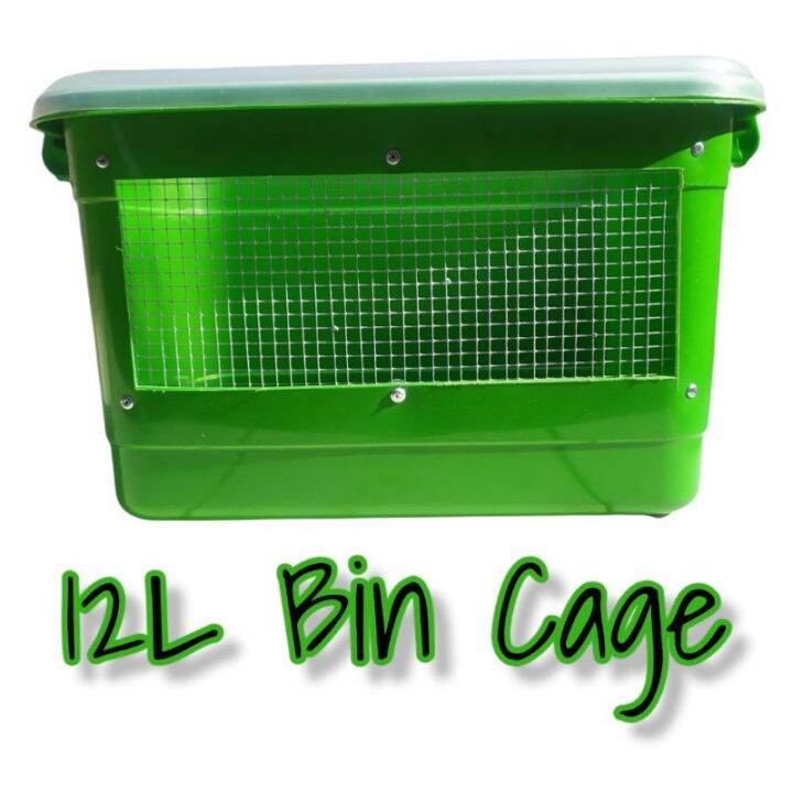♤12 Liter Hamster Bin Cage Rat Bin Cage Handfeed Bird Cage Pet Carrier