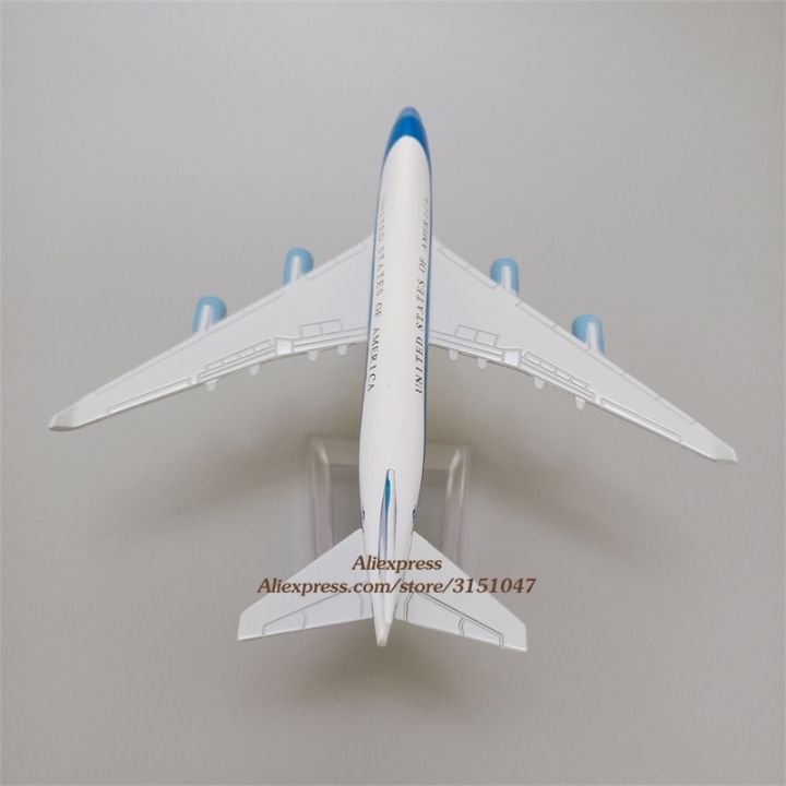 เครื่องบินโบอิ้ง747เครื่องบินโมเดลเครื่องบินของขวัญสำหรับเด็ก16ซม-ทำจากอัลลอยด์แบบอเมริกัน-b747เดียวเครื่องบินเครื่องบินจำลองเครื่องบิน