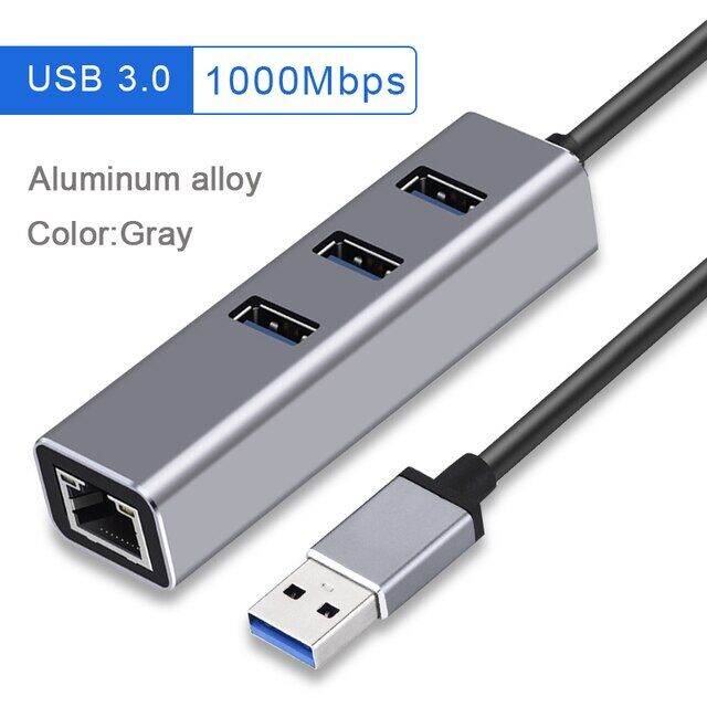 usb-3-0ฮับ-type-c-ถึงอะแดปเตอร์เครือข่ายอีเทอร์เน็ต1000mbps-rj45-usb-c-กับ3พอร์ตตัวแยก-usb3-0สำหรับคอมพิวเตอร์แล็ปท็อปอุปกรณ์เสริม-feona