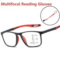 NEW Bifocal Progressive Reading Glasses Men Sports TR90 Anti Blue Light Multifocal Presbyopia Eyewear Optical Eyeglasses Diopter Decanters