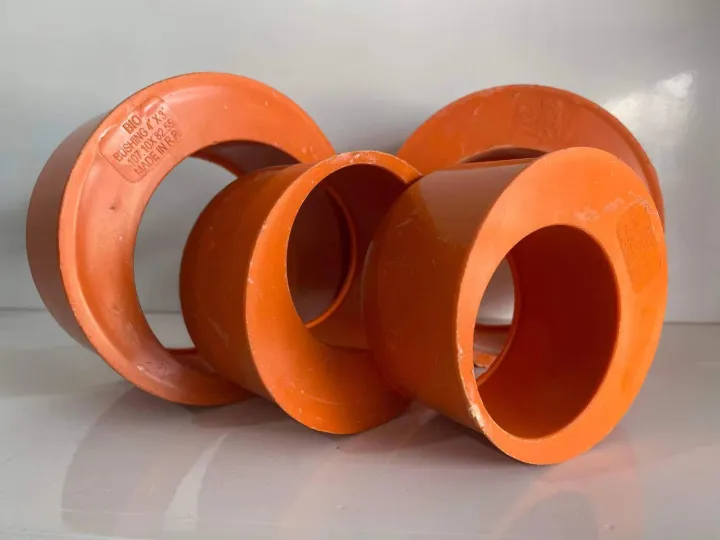 PVC ORANGE sanitary bushing reducer fittings 3x2 4x2 & 4x3inches Lazada PH