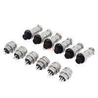 1 set GX12 2p 3p 4p 5p 6p 7p  Male + Female 12mm M12 Circular Aviation Socket Plug Wire Panel Connector CZYC Electrical Connectors