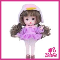 IJVBTV Barbie ตุ๊กตาบาบี้ ตุ๊กตา OB11 สาวๆ คริสมาสต์ ข้อต่อขยับได้ วิกผมหยิกเป็นลอน ของขวัญวันเกิดของขวัญ ของเล่น munecas ตุ๊กตาเจ้าหญิง ตุ๊กตาของเล่น DIY ตุ๊กตาข้อต่อกระเป๋า ตุ๊กตา BJD ขนาดเล็ก ของเล่นรูปการกระทำ ตุ๊กตา BJD 1/12