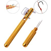 Fishing Hook Tier Double-Headed Needle Knots Tie Loop Tyer Tools Kit Fishing Line Knotter Tying Fishhook Needle Fishing Tool Accessories