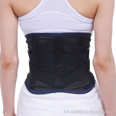 ✽ Cinta médica para costas coluna super suporte homens mulheres respirável lombar espartilho corretor de postura ortopédico alívio da dor