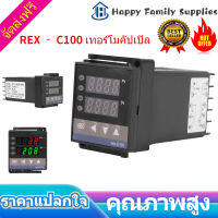 ดิจิตอล PID ตัวควบคุมอุณหภูมิ Thermostat REX-C100 Thermocouple นน