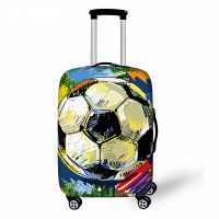 Football Travel Suitcase Protective Cover Luggage Case Travel Accessories Elastic Luggage Dust Cover Apply to 18 39; 39;-32 39; 39; Suitcase
