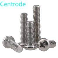 316 Stainless Steel Bulat Kepala Sekrup Gb818 Setengah Putaran Kepala/Pan Kepala Mesin Slot Gigi Screw M4 M5 m6 M8 10 Pcs