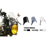 Motorcycle Cafe Racer 5-7 inch Headlight Windshield Compact Sport Wind Deflector Visor For Harley YAMAHA Suzuki Windshield