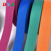 Webbing เต็นท์กลางแจ้ง สายรัดอะลานิดสีสันสดใส Webbing PP เข็มขัดทหาร Webbing กระเป๋าสะพายกระเป๋าเป้สะพายหลัง Webbing