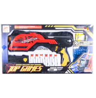 ProudNada Toys ของเล่นเด็กชุดปืนเนิร์ฟ มีเลเซอร์ FENG NIU TOP GAMES DEFORMATION GUN SERIES NO.528C-3