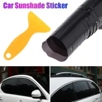 Accessories Dark Smoke Black Car Window Tint  Glass Sticker 300x50cm 20% VLT