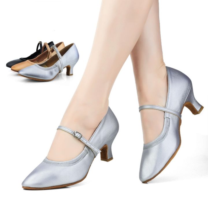 xihaha-รองเท้าส้นสูงผู้หญิงหญิงสาวรองเท้าเต้นรำ-ส้นสูงสไตล์โมเดิร์นห้องบอลรูมละตินสำหรับเต้นรำมาตรฐาน3-5-5-7ซม