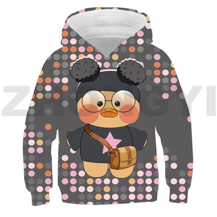 สัตว์-lalafanfan-เป็ด-3d-hoodies-ชาย-kawaii-การ์ตูนเสื้อสาวแขนยาวเด็กทุกวันสวมใส่อะนิเมะ-streetwear