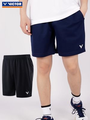 วิคเตอร์ Victory ของแท้เสื้อผ้าถักกางเกงกีฬาขาสั้นกีฬาแบดมินตันสี R-29214กลางระบายอากาศได้ดี