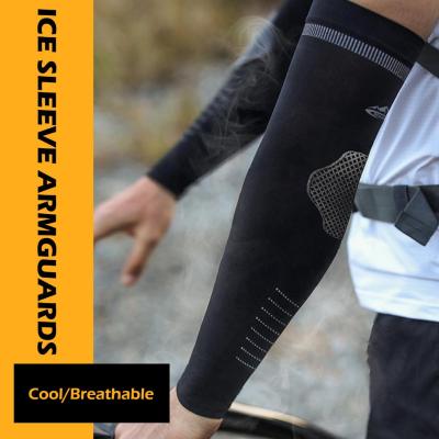 Unisex Cooling Arm Sleeves Cover Sports Running UV Warmer Sun Cycling Fishing Outdoor Quick Dry Arm Gloves Men Protection M6K8