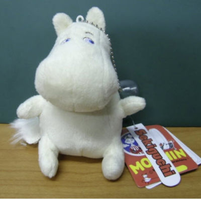 มูมิน ตุ๊กตา Moomin โทนสีเหลืองอ่อน ขนาด 4 นิ้ว (Sekiguchi)