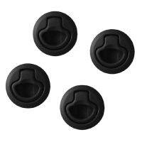 12Pcs Round Black Flush Pull Latch for RV Boat Marine Deck Hatch Door Replacement