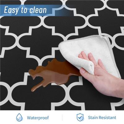 พรมห้องครัวล้างทำความสะอาดได้ Heavy Duty PVC Comfort Standing Mat Runner Comfort พรมปูพื้นพรมสำหรับห้องครัวสำนักงานชั้น Home Sink