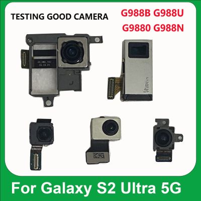 กล้องด้านหลังเดิมกล้องหลักด้านหลังขนาดใหญ่เทเลโฟโต้กล้องหน้ากว้าง Flex สําหรับ Samsung Galaxy S20 Ultra G9880 G988U G988B G988Q G988N