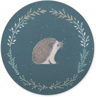 TuMeimei Non-Slip Rubber Round Mouse Pad (Cute Little Hedgehog)