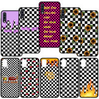 ปก อ่อนนุ่ม เคสโทรศัพท์ H176 PC100 Checkered Checked Checkerboard Plaid ซิลิโคน Coque หรับ OPPO A16 A15 A17 A3S A5 A9 A7 A5S A37 Neo 9 A59 F1S A83 A1 A92 A72 A52 F5 F7 F9 A7X A54 A12 A15S A16S A56 A55 F11 Pro A94 4G A95 A53S A17K Phone Casing