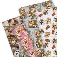 [Migu home furnishing] Disney 50X145ซม. โพลีเอสเตอร์กระรอกการ์ตูนหรือผ้าสำหรับเย็บผ้าผ้าฝ้ายบริสุทธิ์เครื่องมือควิลท์ Needlework1Yc25567