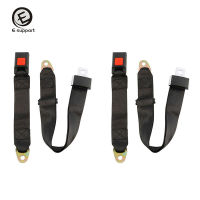 High Quality 2PCS Adjustable Seat Belt Car Truck Lap Belt 2 Point Safety Travel Universal Black Car Styling Hot Sales