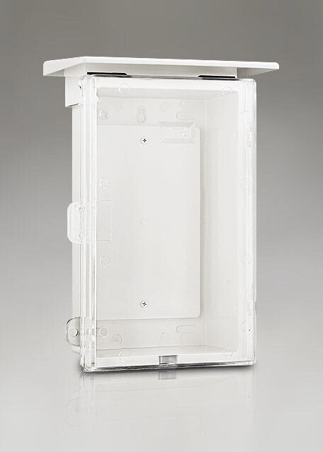 ตู้กันน้ำพลาสติก-nano-สีขาว-ตู้กันน้ำ-ตู้ไฟ-ตู้พลาสติก-ฝาใส-มีหลังคา-101-cw