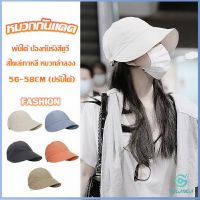 Yolanda หมวกบังแดด ป้องกันรังสียูวี ขนาดใหญ่ ระบายอากาศได้ดี  Bucket Hats