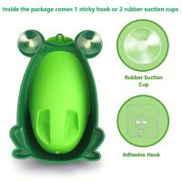 Holiday Discounts Cute Frog Potty Training Urinal Boy With Fun Aiming Target, Toilet Urinal Trainer, Children Stand Vertical Pee Infant Toddler