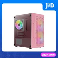 CASE (เคส) AEROCOOL TRINITY MINI PINK (TRINITY MINI-G-BK-V3) (MICRO-ATX)