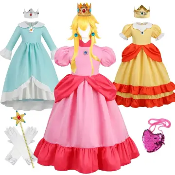 princess daisy and peach costumes