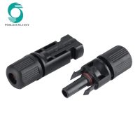 New 1Pair Male &amp; Female Solar Connector PV Solar Panel Connectors IP67 1000Vdc for Solar Cable 2.5mm2 4mm2 6mm2 Wires Leads Adapters