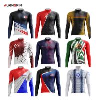 ZZOOI USA Cycling Jersey Women Bike Mountain Road MTB Top Long Sleeve Bicycle Shirt Female Clothing Uniform Lady Spring Autumn Singapore Men