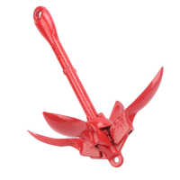 Bow Anchor Roller อุปกรณ์เรือ Marine 3.3lbs Grapnel Anchor ฮาร์ดแวร์สแตนเลสสำหรับเรือยอชท์แพเรือแคนู-g0g