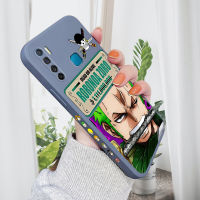 เคส PMP สำหรับ Infinix S5 Infinix S5 Lite รูปการ์ตูนสุดเจ๋ง Zoro เคสโทรศัพท์ลายขอบสี่เหลี่ยมปลอกซิลิโคนของเหลวเคสป้องกันกล้องคลุมทั้งหมด