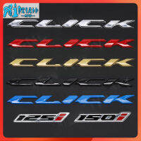 RTO 1 Pasang Stiker Emblem 3D Aneka Warna Anti Air สำหรับรถฮอนด้าคลิก/125i/150i